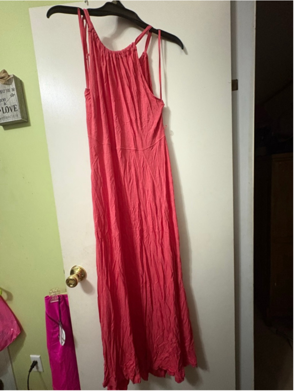 Women's Gap Coral Maxi Dress L